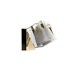 Cubetto wand/plafondlamp, messing