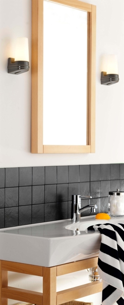 Bernadotte wandlamp, grijs