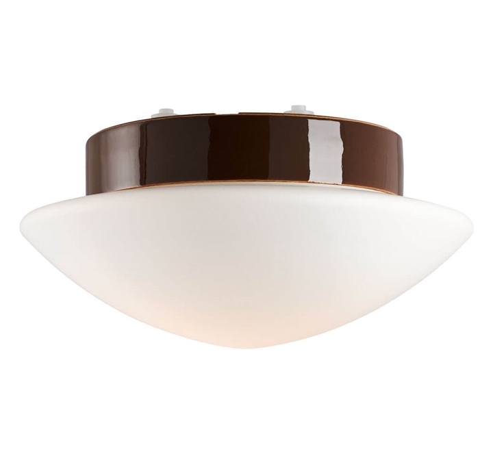 Contrast Solhem Sauna plafondlamp / wandlamp, bruin