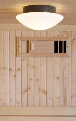 Contrast Solhem Sauna plafondlamp/wandlamp, grijs