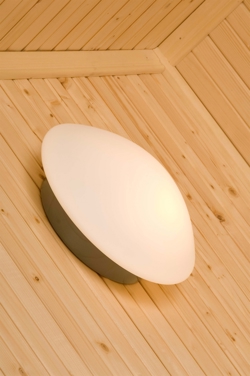 Contrast Solhem Sauna plafondlamp / wandlamp, grijs