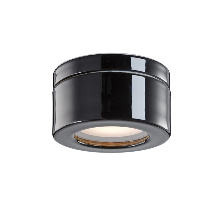 Cool plafondlamp / wandlamp IP44, zwart