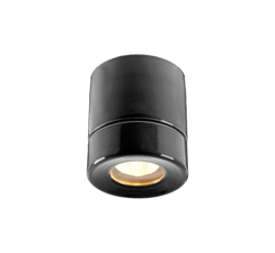 Light On Downlight plafondlamp IP44, zwart