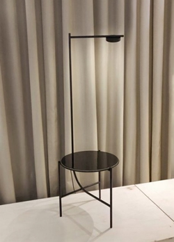 Igram vloerlamp & tafel, geglazuurd keramiek