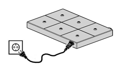 Iguzzini PE11 multilader met zes laadstations