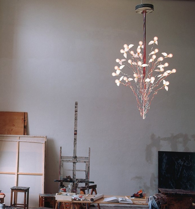 Birds Birds Birds kroonluchter, transparante kabel