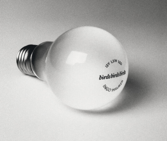 LED-lamp voor Ingo Maurer Birdie serie