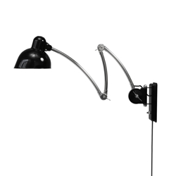 Kaiser Idell 6559-W wandlamp, zwart