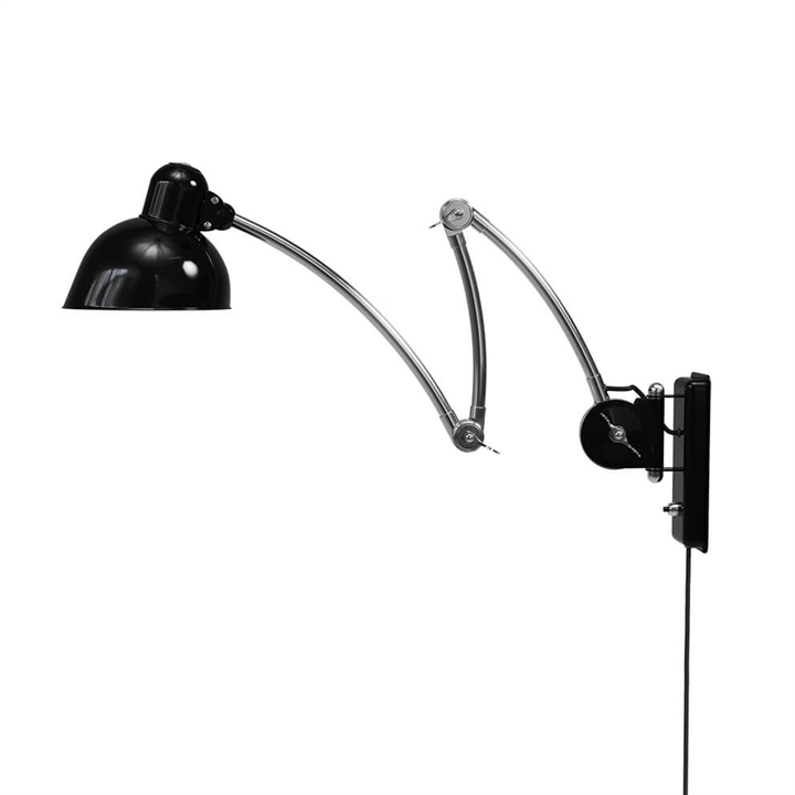 Kaiser Idell 6559-W wandlamp, zwart
