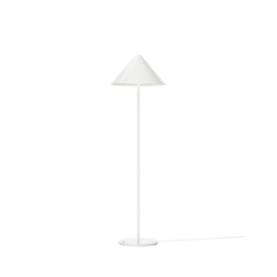 Keglen vloerlamp, wit