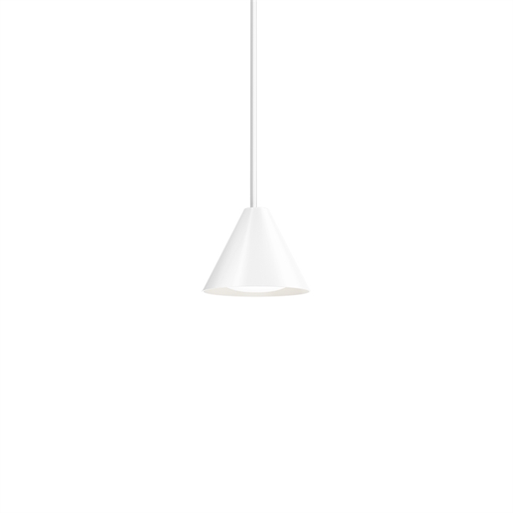 Keglen hanglamp Ø175, wit