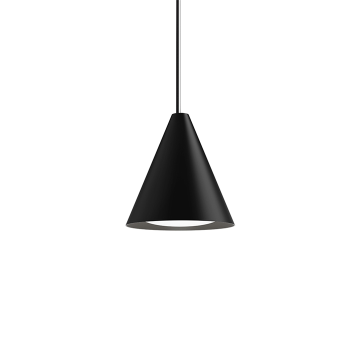 Keglen hanglamp Ø250, zwart