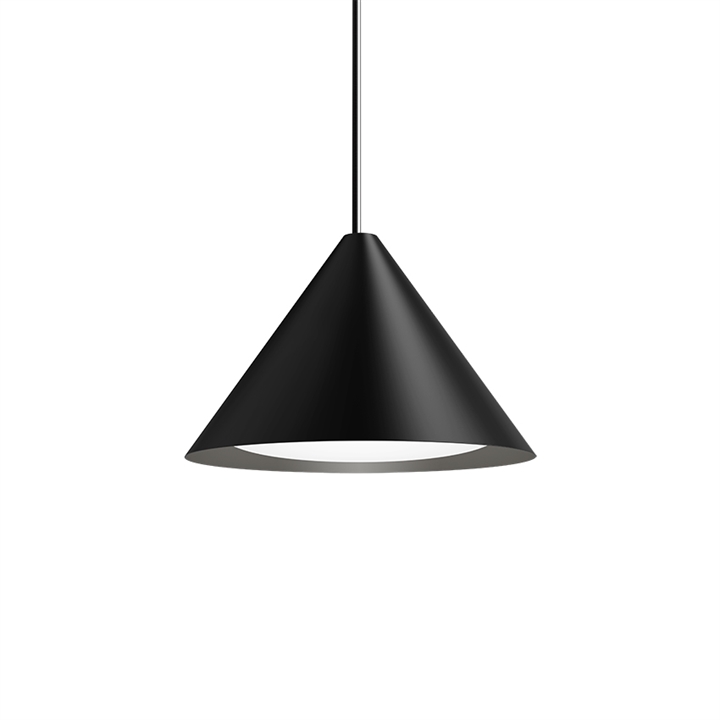 Keglen hanglamp Ø400, zwart