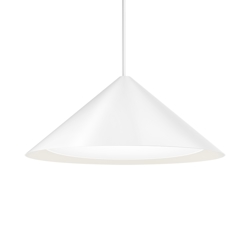 Keglen hanglamp Ø650, wit