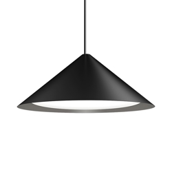Keglen hanglamp Ø650, zwart