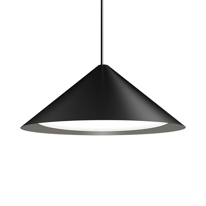 Keglen hanglamp Ø650, zwart