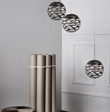 Kelly Cluster hanglamp, koper/brons