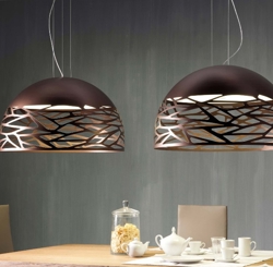 Kelly Large Dome hanglamp, koper/brons