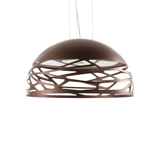 Kelly Small Dome hanglamp, koper/brons