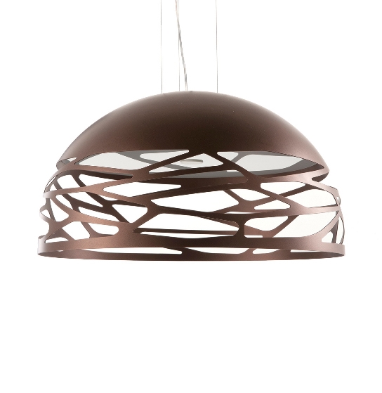 Kelly Medium Dome hanglamp, koper/brons