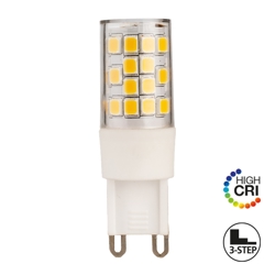 LED G9 3,8W 3-staps dimbaar
