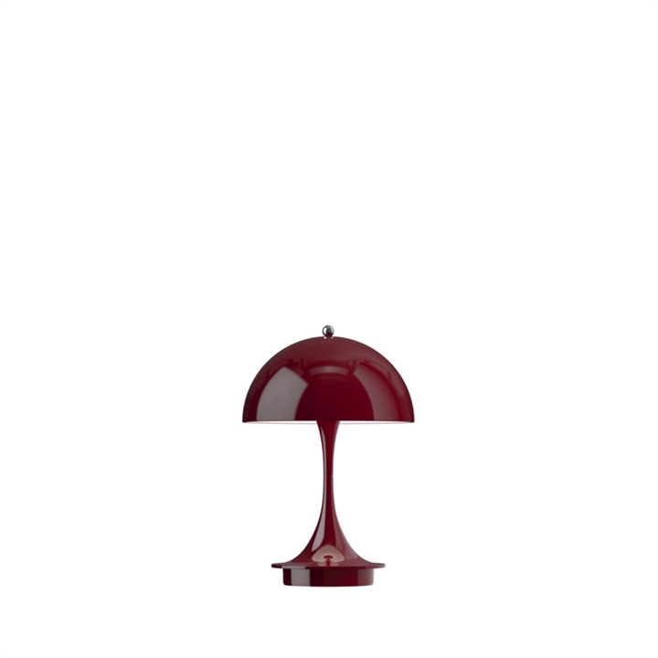 Panthella 160 Portable V3 tafel- / batterijlamp, opaque burgundy