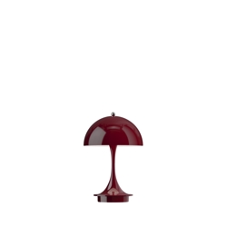 Panthella 160 Portable V3 tafel- / batterijlamp, opaque burgundy