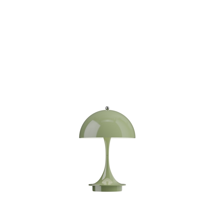 Panthella 160 Portable V3 tafel- / batterijlamp, opaque moss groen