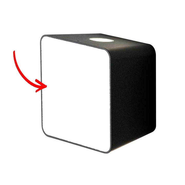 Reserveonderdeel: Voorplaat voor Lab 1/Lab 2 buitenwandlamp, wit