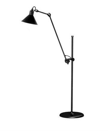Lampe Gras No 215 vloerlamp, zwart