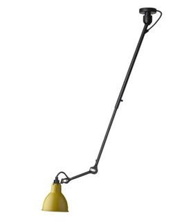 Lampe Gras No 302 plafondlamp, zwart/geel