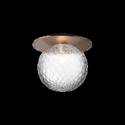 Liila 1 large wandlamp / plafondlamp, donker brons/helder