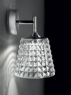 Valentina Wandlamp, transparant