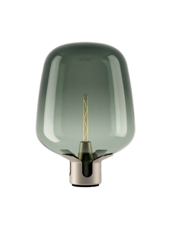 Flar large tafellamp, pearl/turquoise