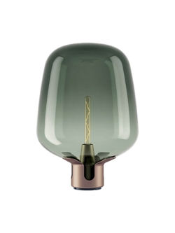 Flar large tafellamp, terra/turquoise