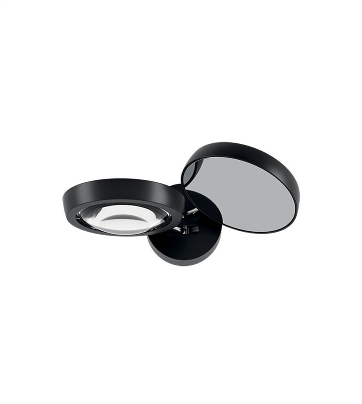 Nautilus wandlamp, zwart