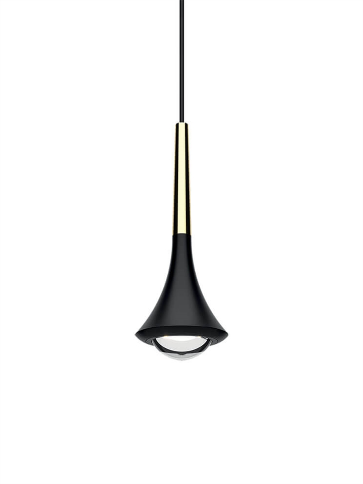 Rain hanglamp, goud/zwart