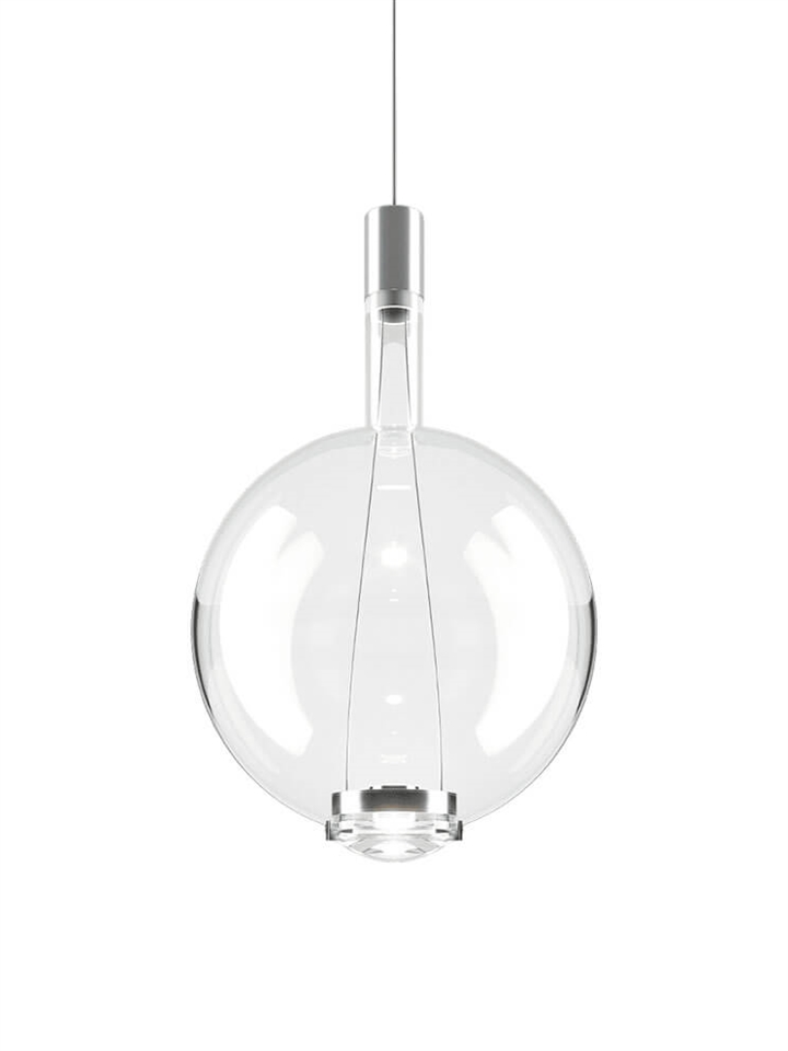 Sky-Fall Round large hanglamp, kristal