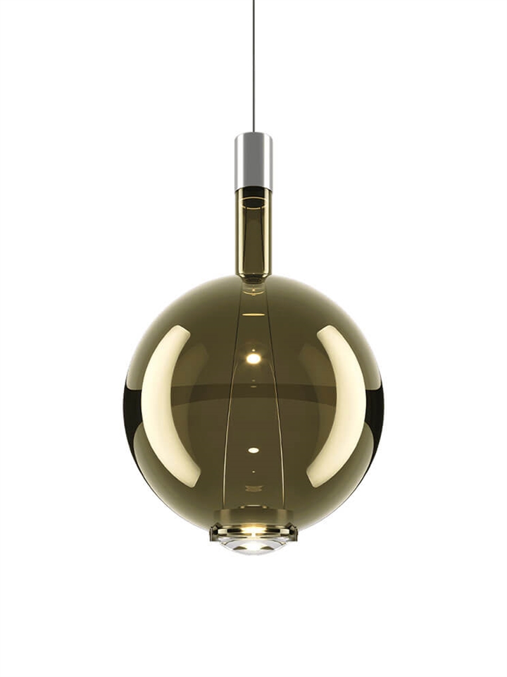 Sky-Fall Round large hanglamp, sage