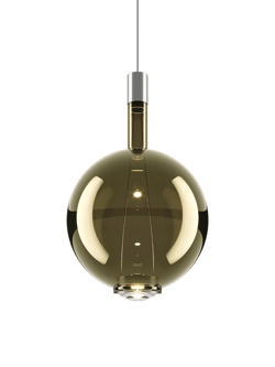 Sky-Fall Round large hanglamp, sage