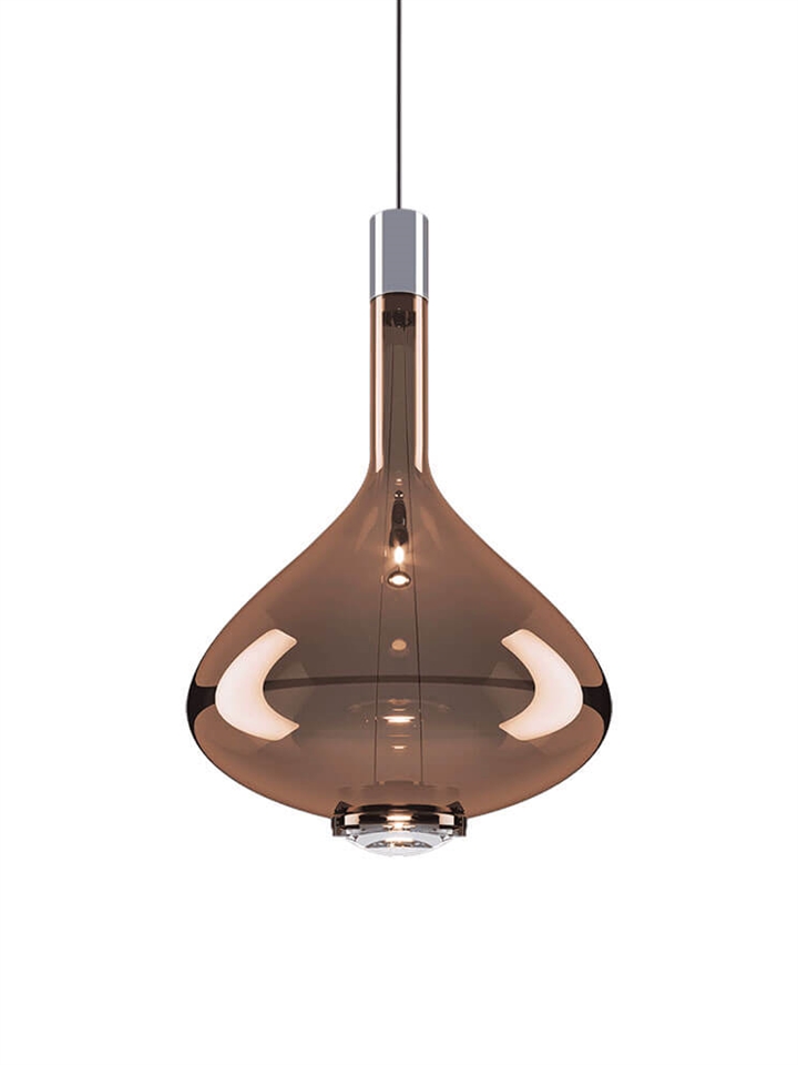 Sky-Fall large hanglamp, brons