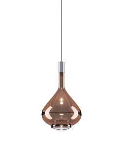 Sky-Fall medium hanglamp, brons