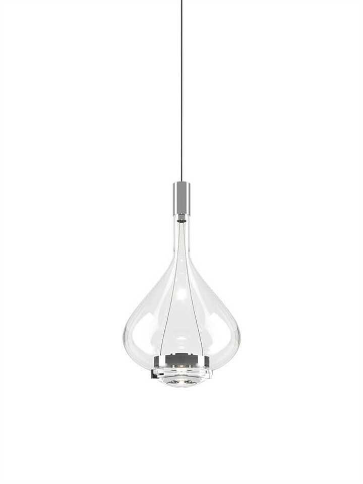 Sky-Fall medium hanglamp, kristal