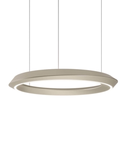 Tidal hanglamp, pearl met/zwarte baldakijn
