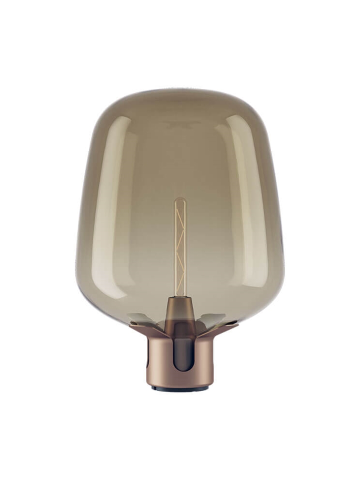 Flar large tafellamp, terra/honey