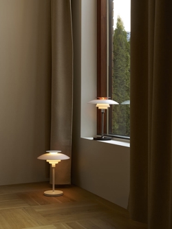 PH 80 Portable in opaal/wit en opaal/chroom