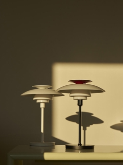 PH 80 Portable in opaal/wit en opaal/chroom