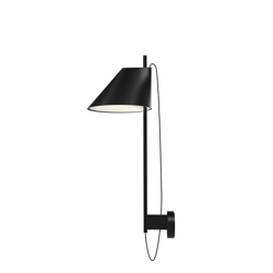 Yuh wandlamp, zwart