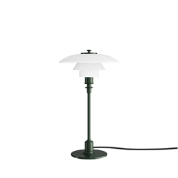 PH 2/1 tafellamp, glossy deep green