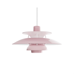 PH 5 Ø320 Opal hanglamp, opal pale rose